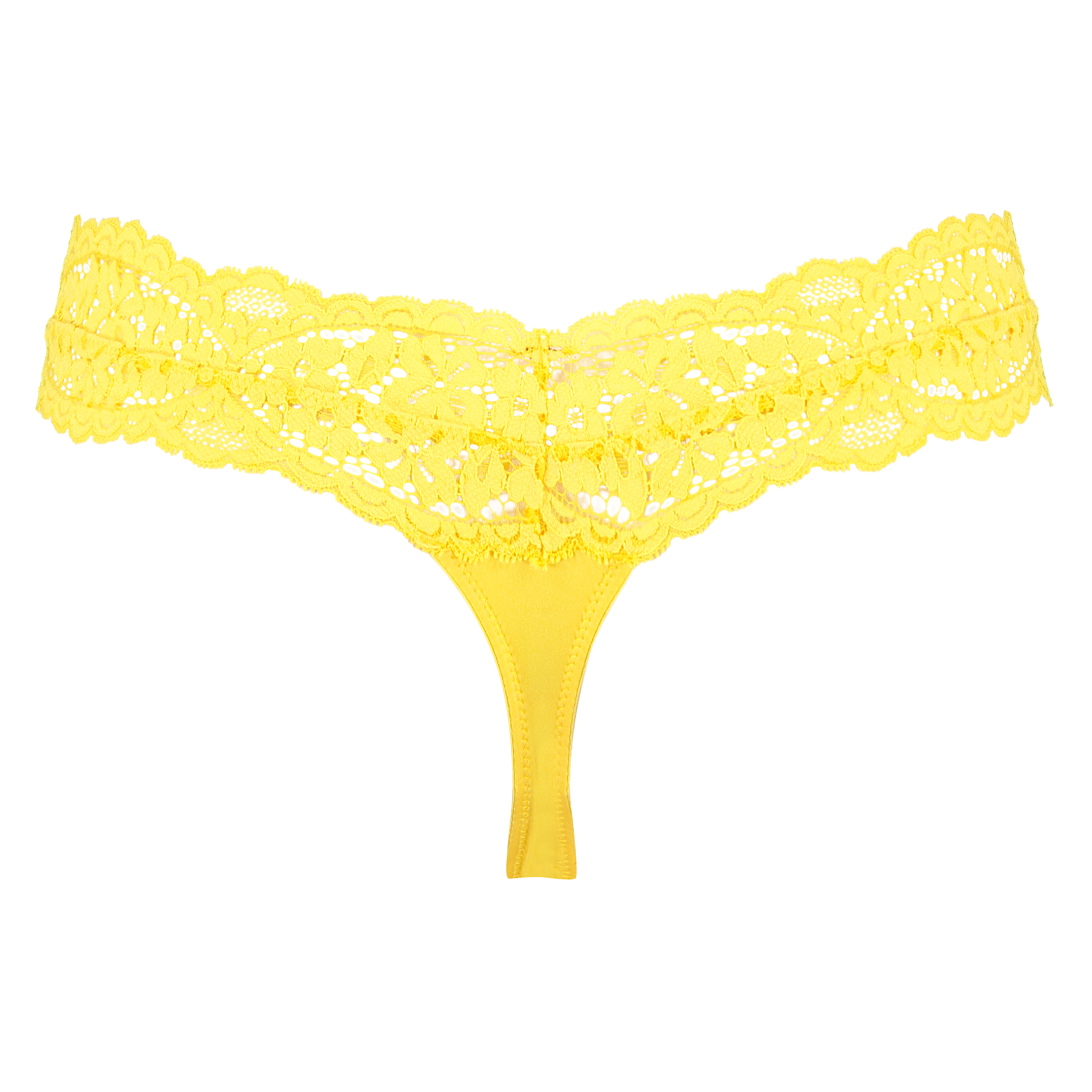 Rose Extra Low Rise Thong, Yellow, main