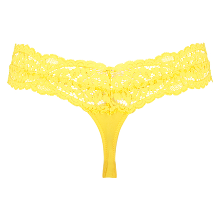 Rose Extra Low Rise Thong, Yellow