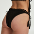 Crochet Bikini Bottoms, Black