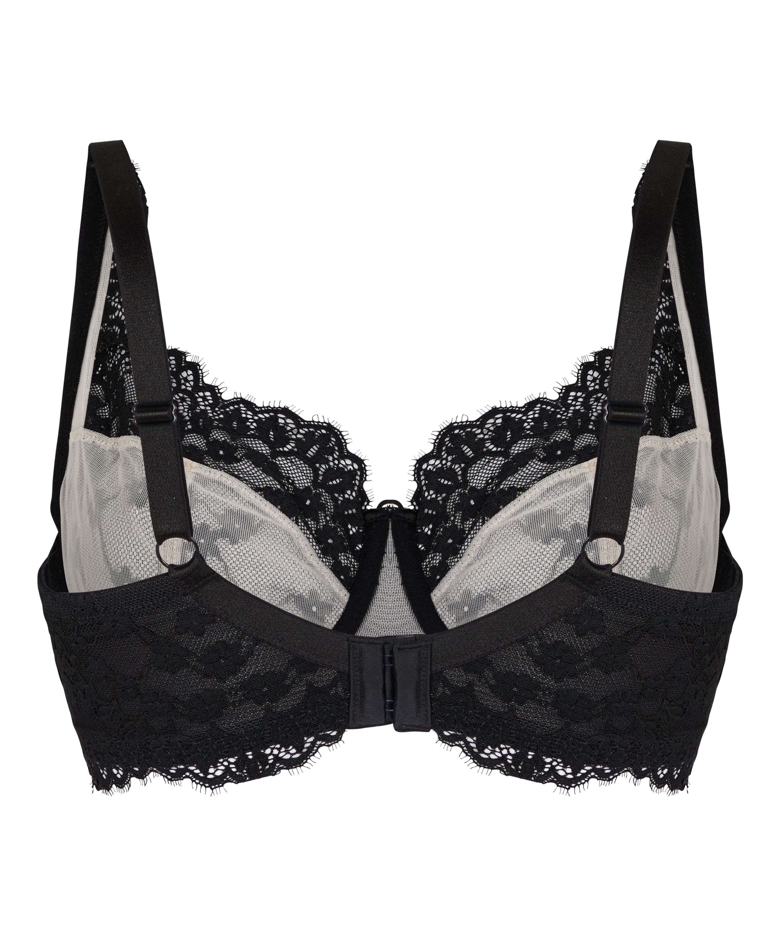 Daisy Non-Padded Underwired Bra, Black, main