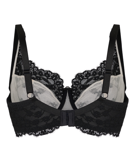 Daisy Non-Padded Underwired Bra, Black