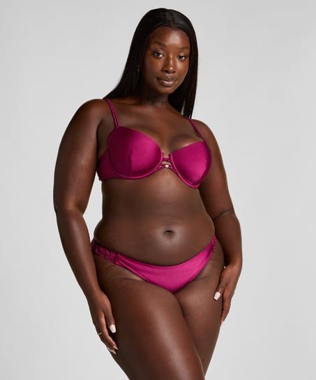 Marrakech Padded Underwired Bikini Top, Red
