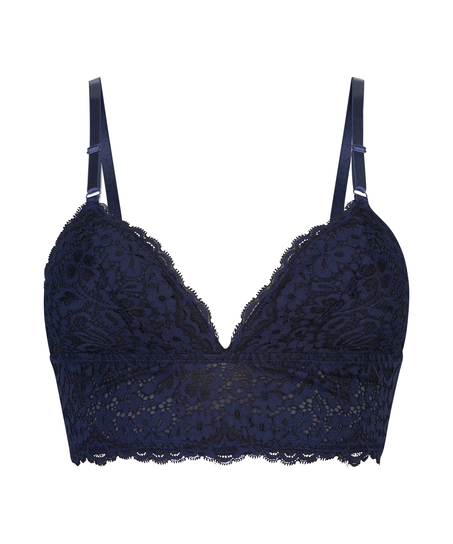 Rose Bralette, Blue