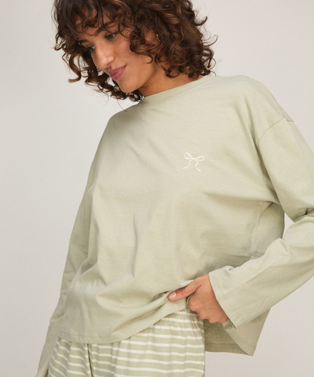 Pyjamaset Cotton Jersey, Green