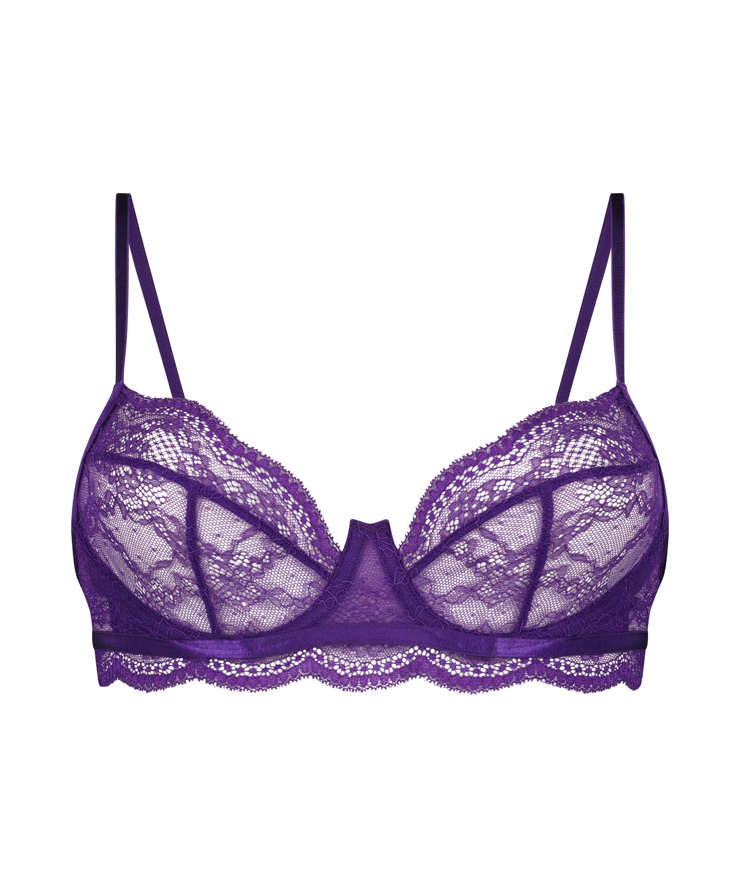 Isabelle Non-Padded Underwired Bra, Purple, main