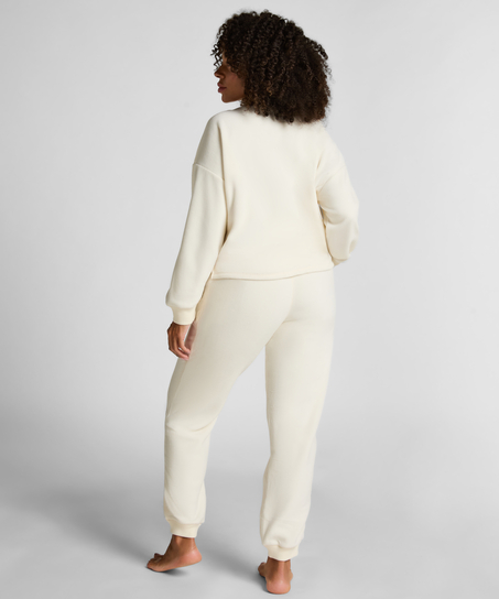 Jogger Sporty Fleece, White
