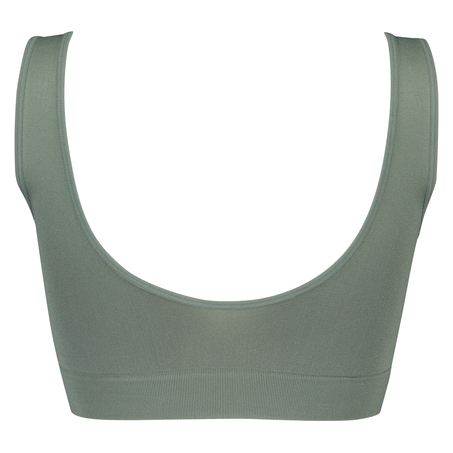Seamless bralette, Green