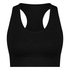 HKMX Seamless Sports Bra, Black