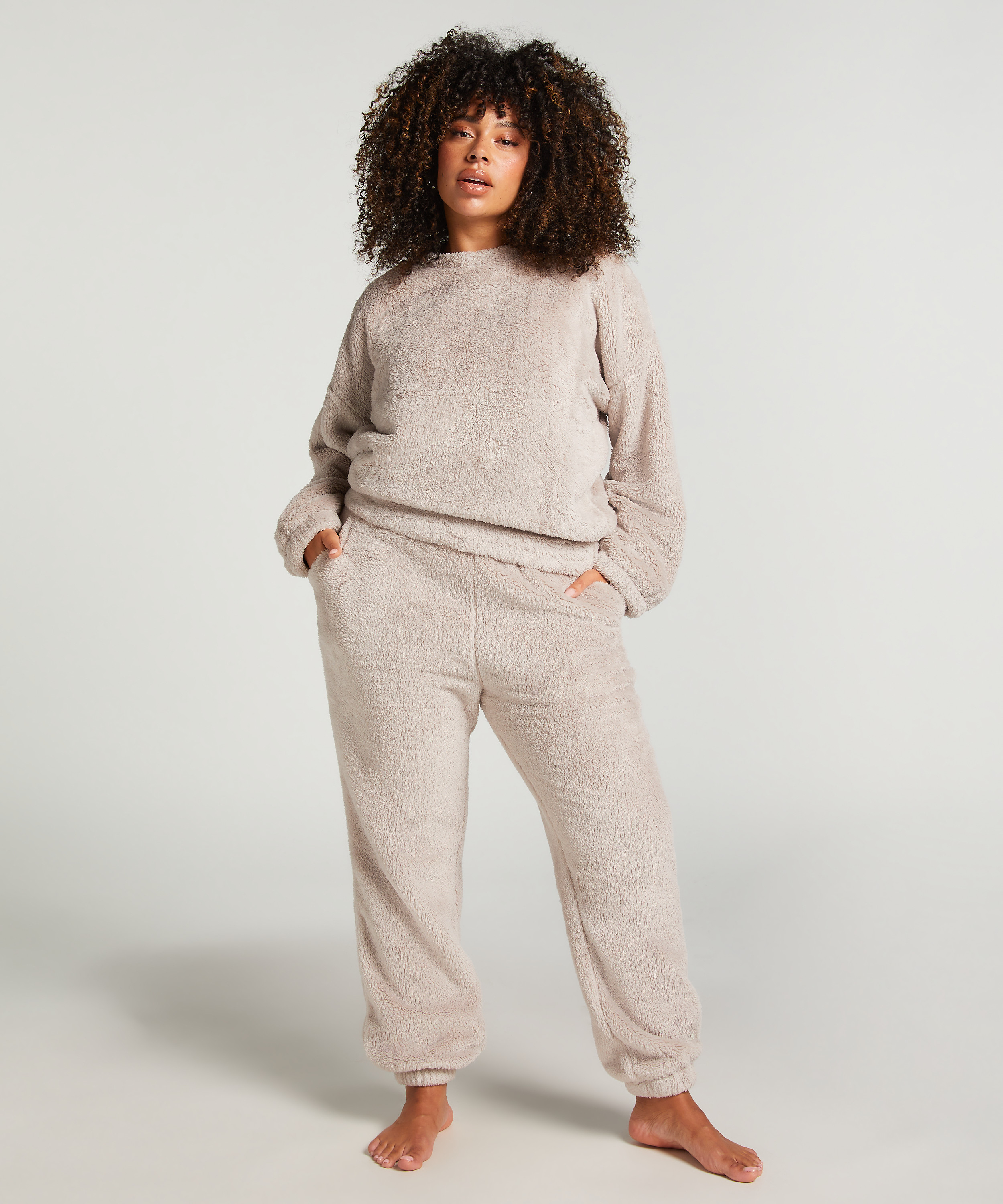Fleece Snuggle Top, Gray, main