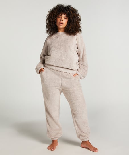 Fleece Snuggle Top, Gray