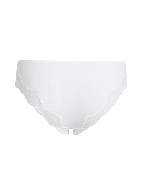 Secret Lace Brief, White