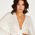 Knot Long Sleeve Top, White