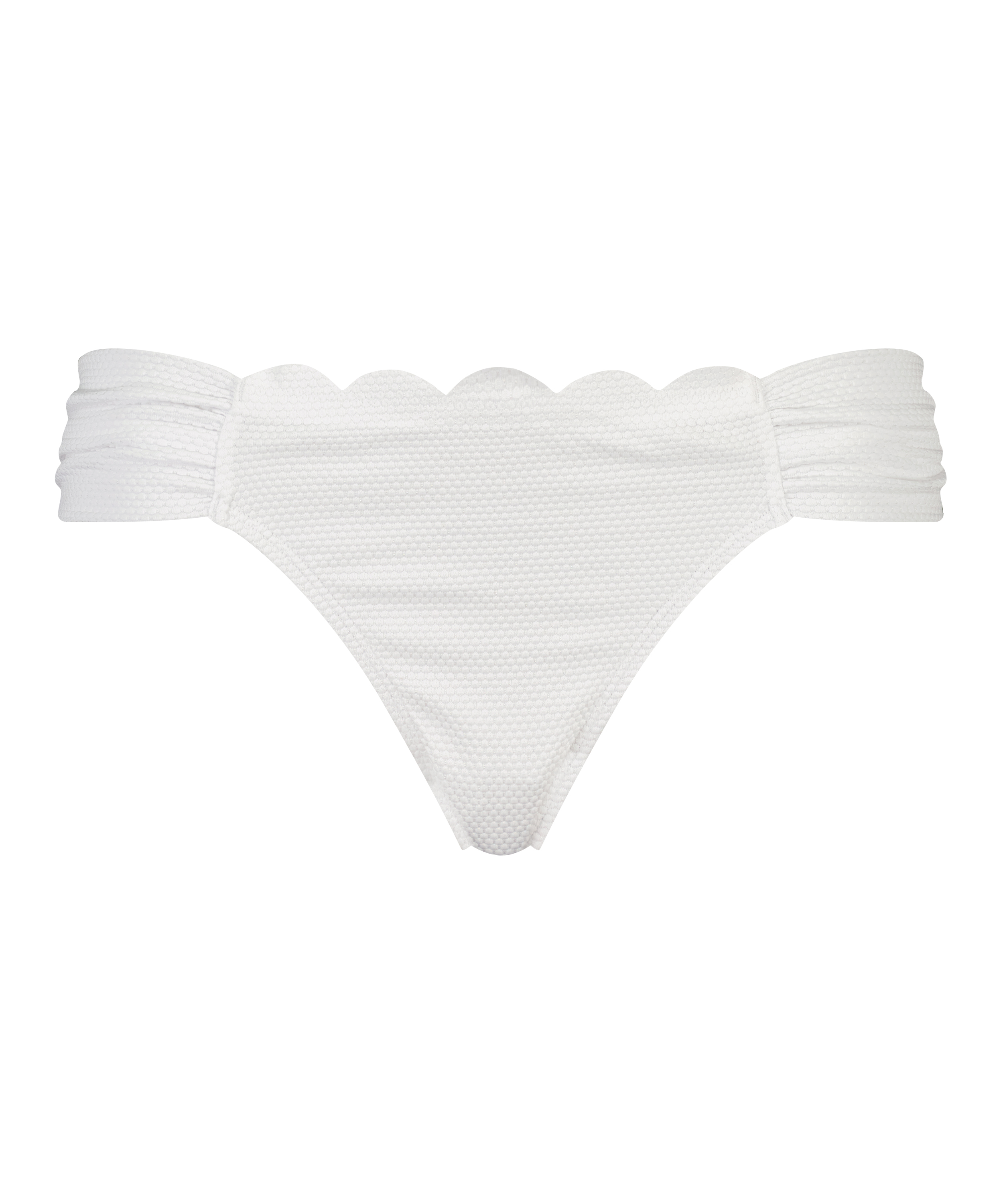 Scallop Rio Bikini Bottoms, White, main