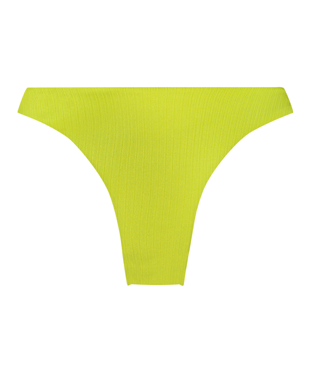 Luna High-Leg Bikini Bottoms, Green