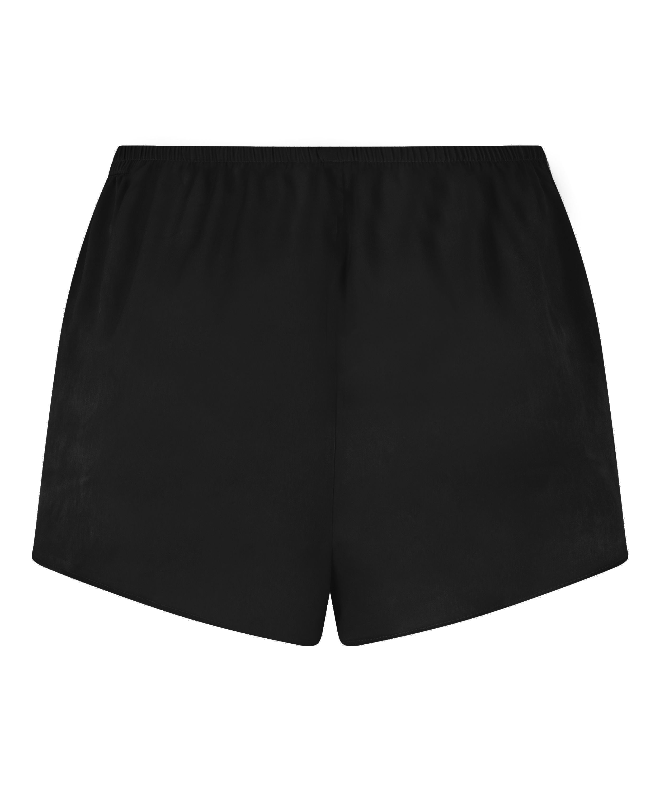 Short Satin Minimal, Black, main