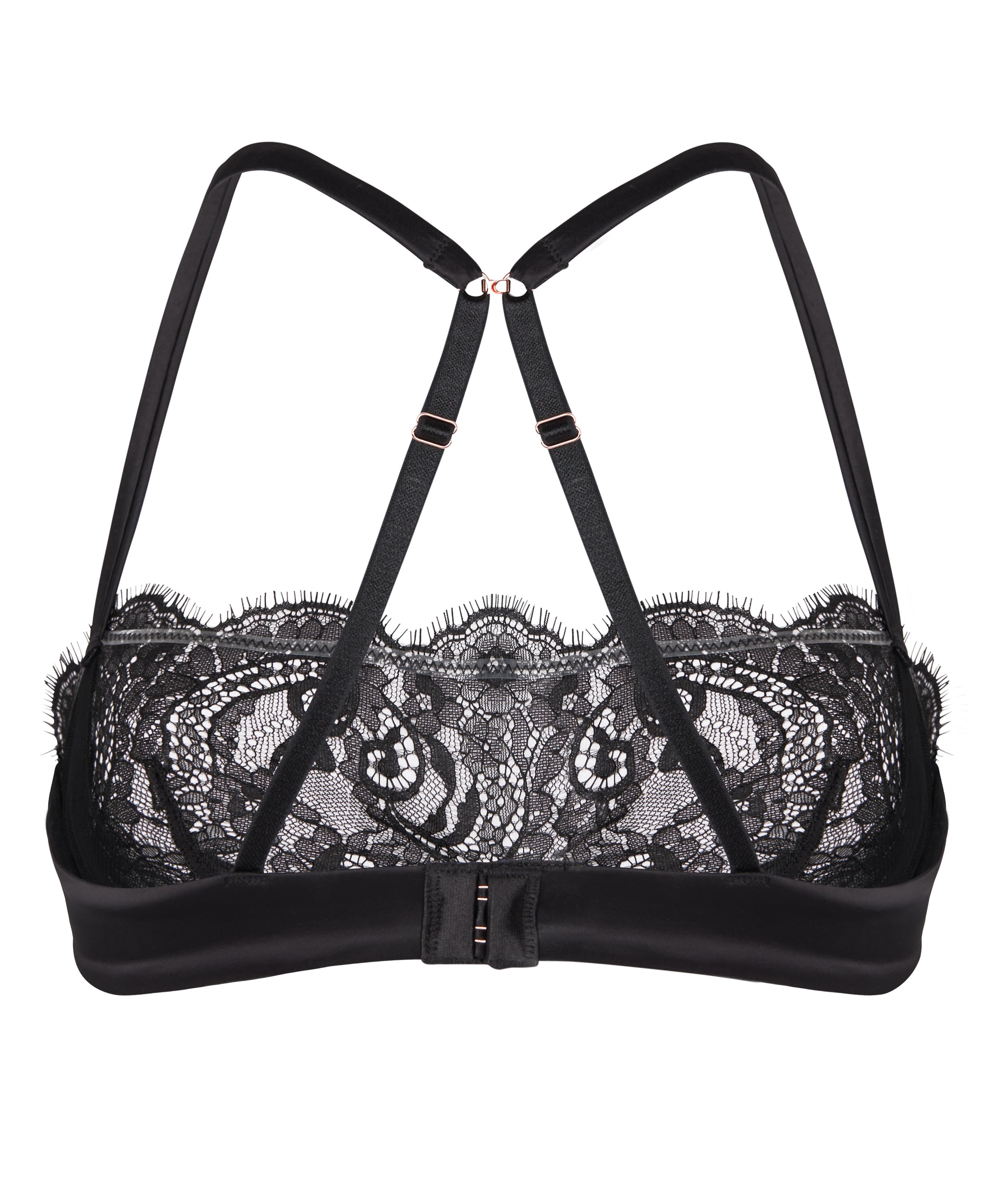 Non-Padded Underwired Bra Sylvia, Black, main