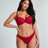 Marine Padded Underwired Bra, Red