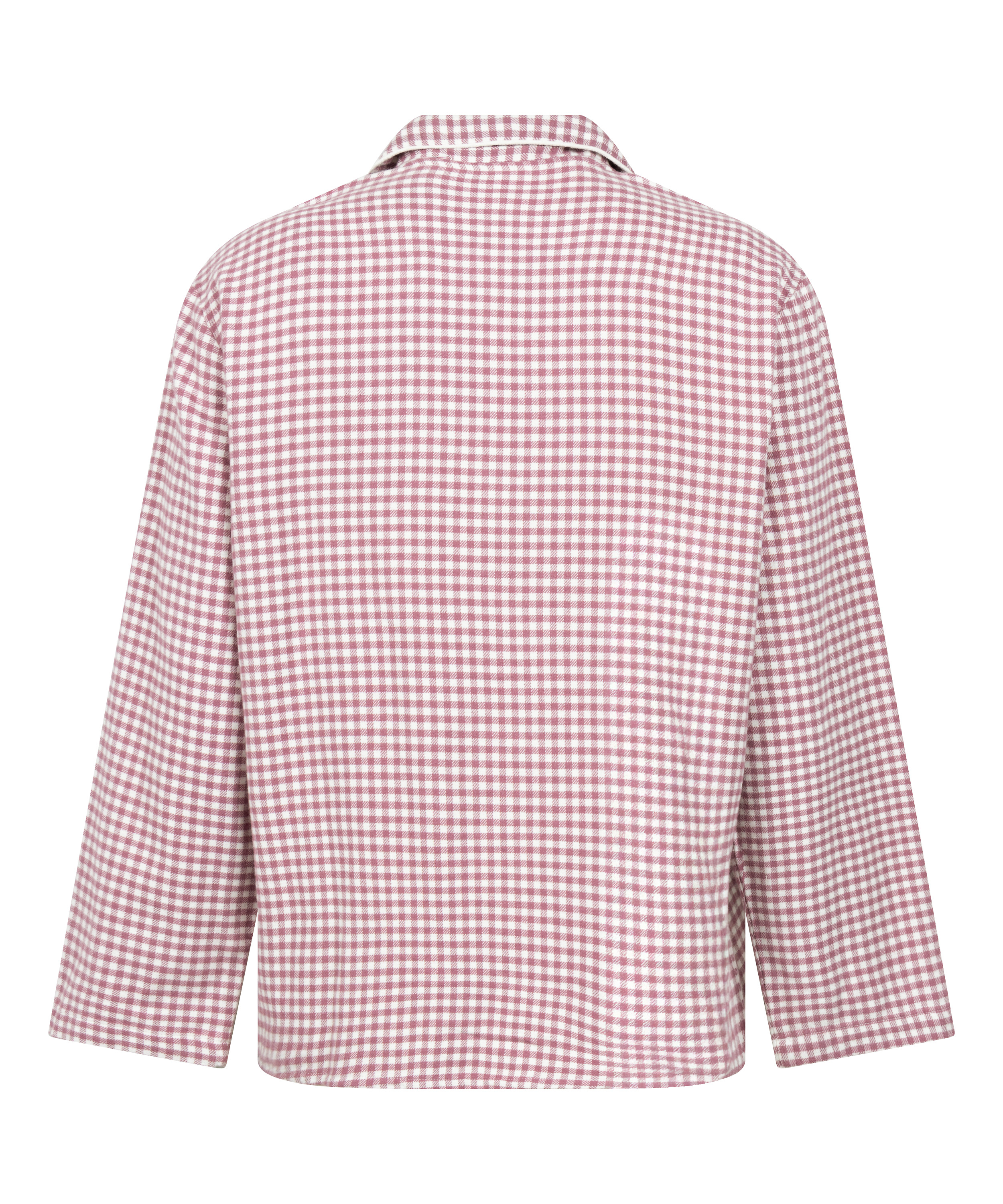 Essentials Flannel Pyjama Top, Purple, main