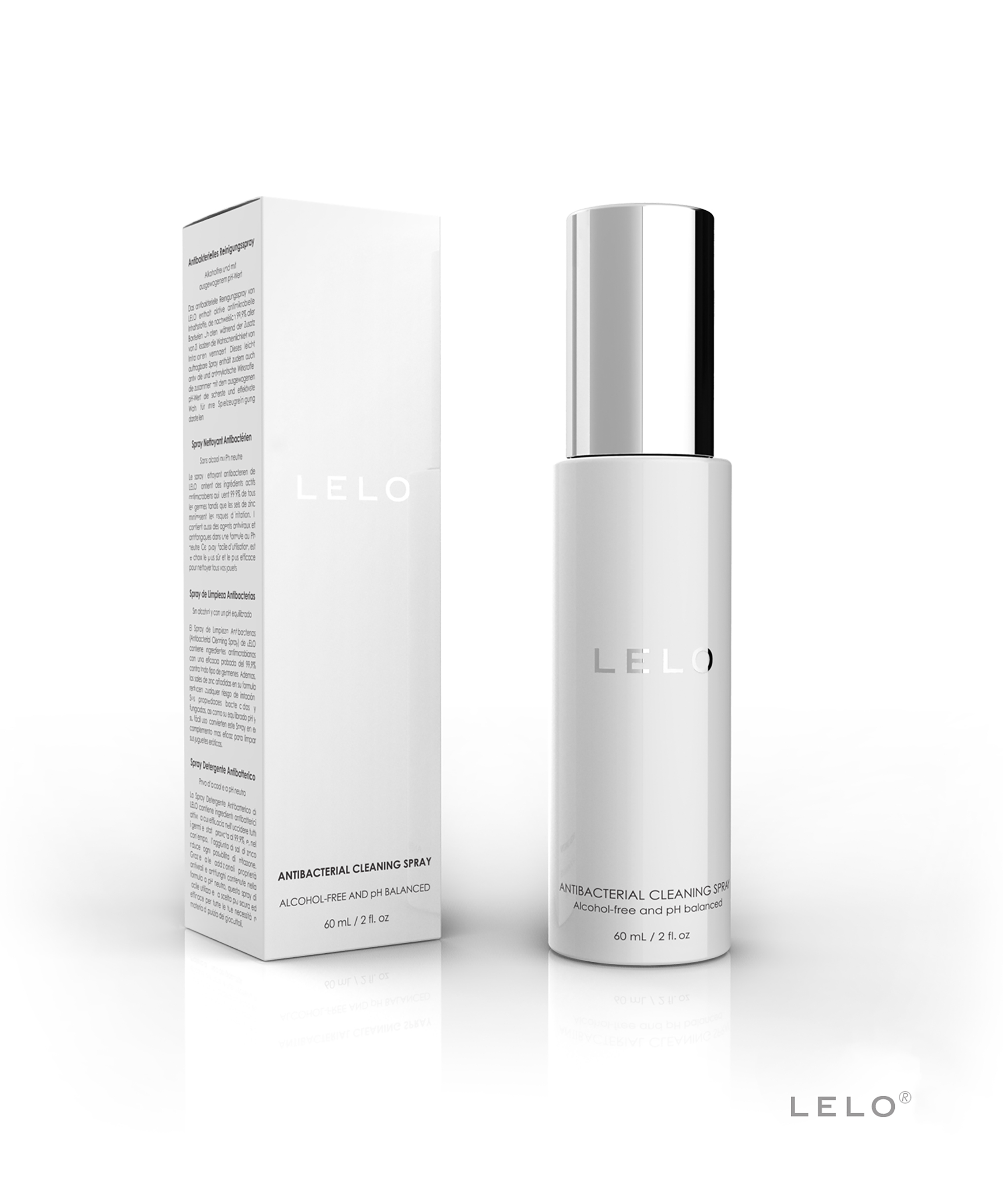 LELO Premium Cleaning Spray 6 ML, Black, main