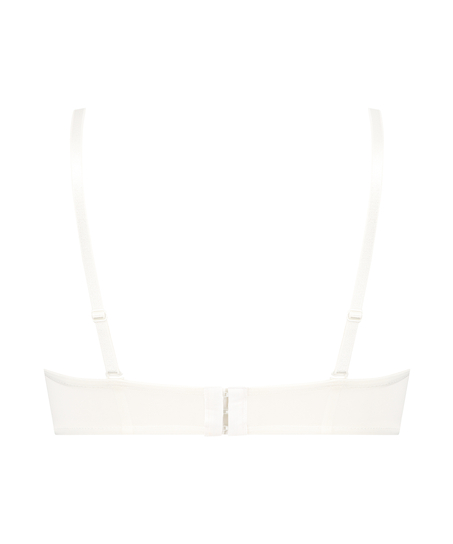 Leyla padded underwired bra, White