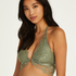 Amber Padded Bralette, Green