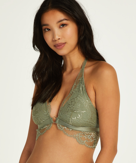 Amber Padded Bralette, Green