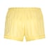 Satin pyjama shorts, Yellow
