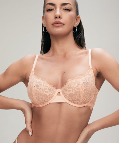 Isabella Non-Padded Underwired Bra, Orange