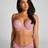 Marine Non-Padded Underwired Bra, Pink
