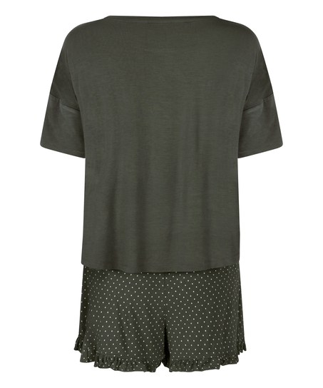 Jersey Pyjama Set, Green