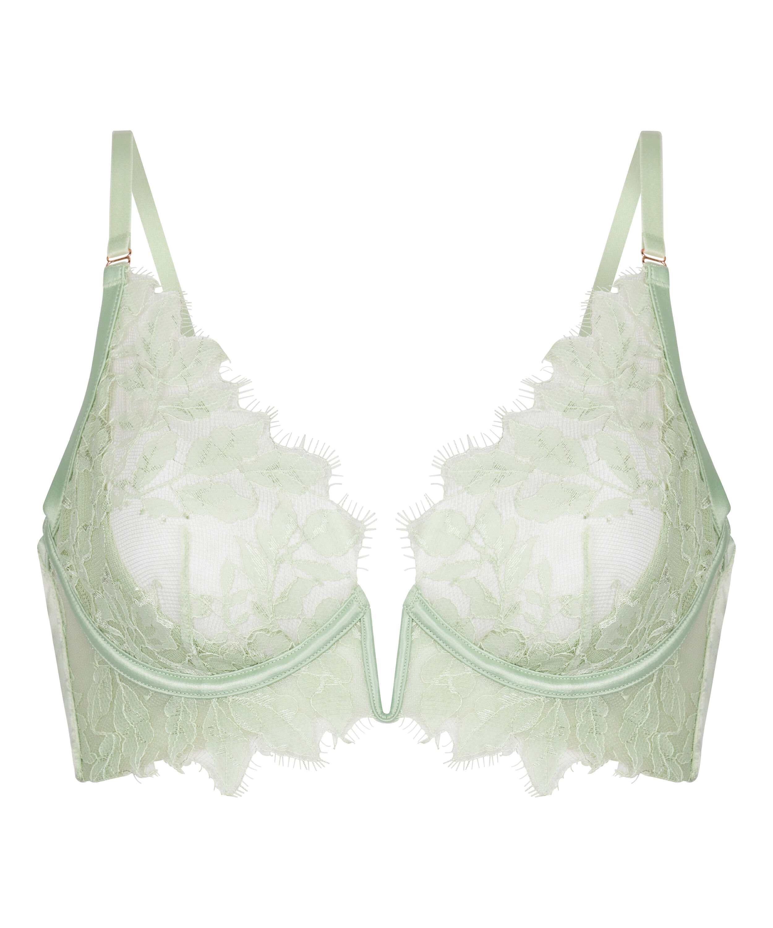 Malou Non-Padded Underwired Bra, Green