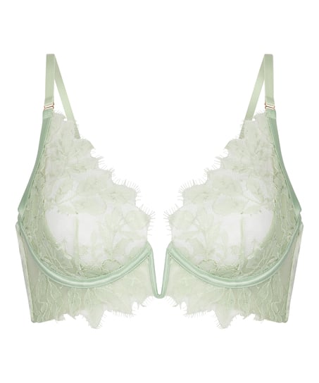 Malou Non-Padded Underwired Bra, Green