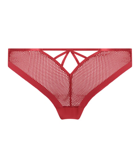 Invisible Brazilian Fishnet, Red