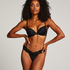Elliena Extra Low V Thong, Black
