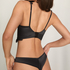 Non-Padded Underwired Longline Bra Sylvia, Black