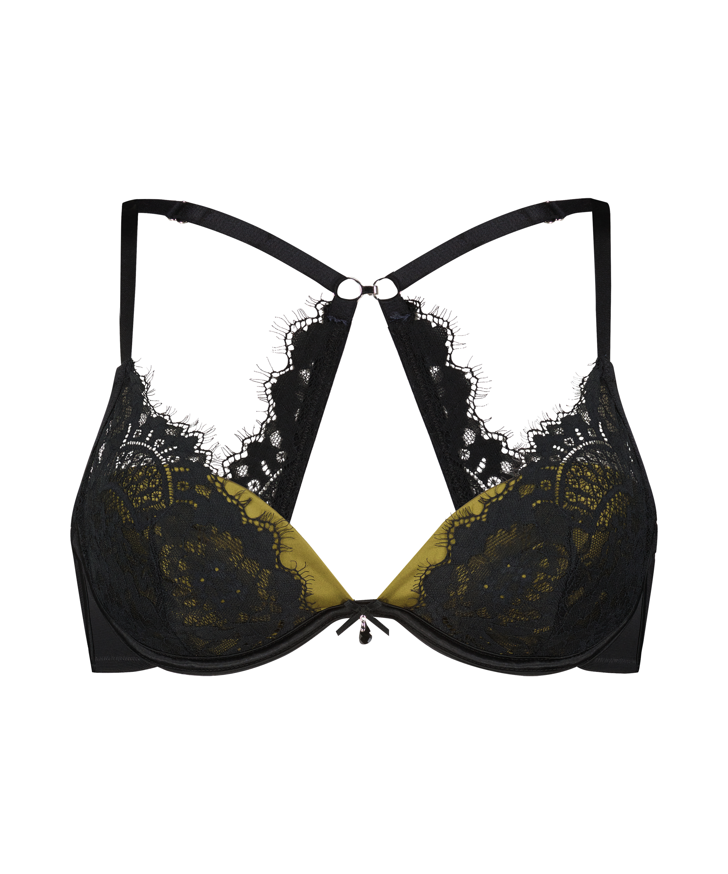 Mirabella Padded Underwired Bra, Black, main