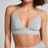 Cotton Bralette, Gray