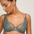 Grace Non-Padded Underwired Bra, Green