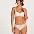 Daisy Padded Underwired Bra, White