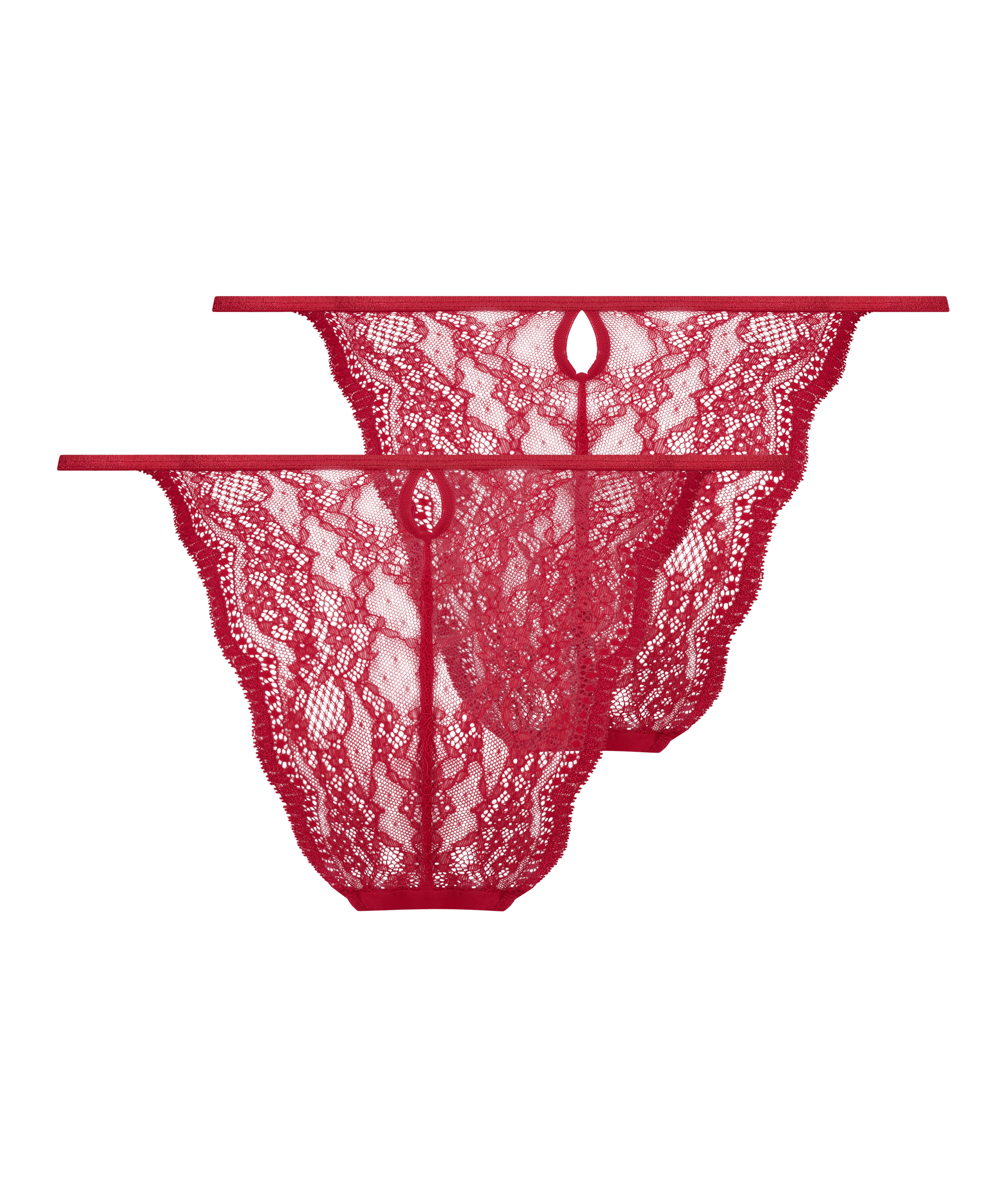 2-pack Isabelle Brazilian knickers, Red, main