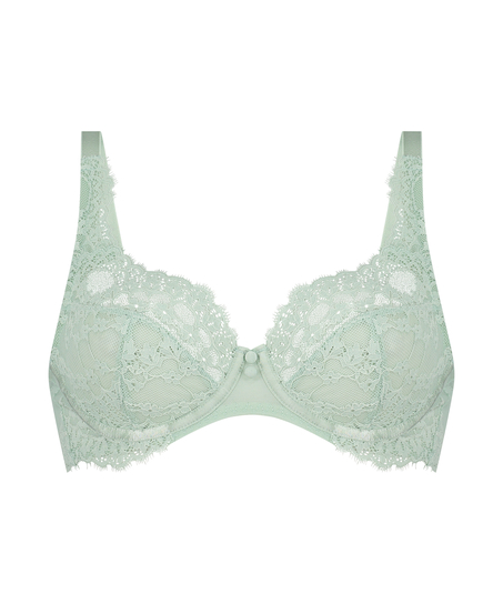 Daisy Non-Padded Underwired Bra, Green