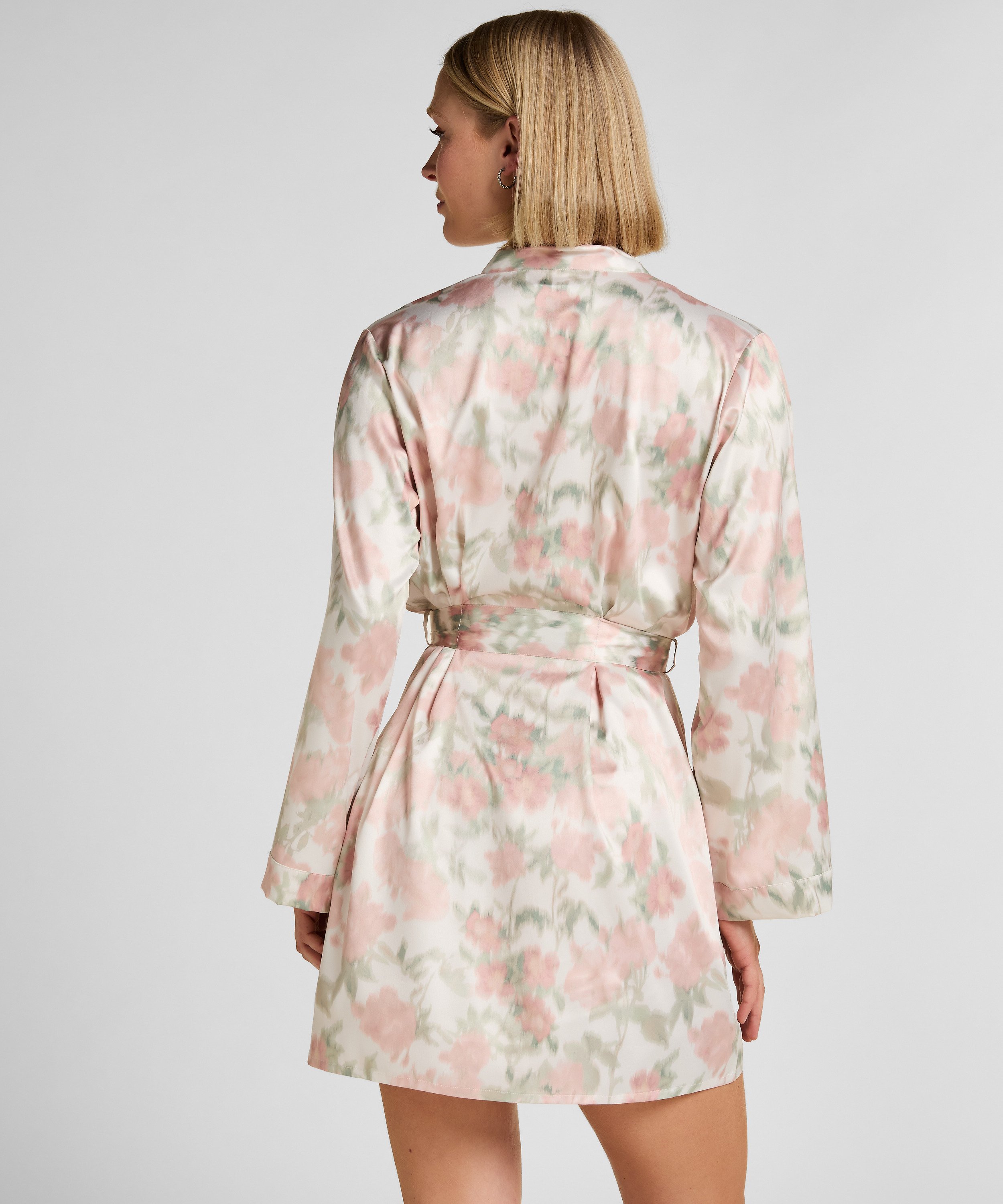 Floral Kimono, White, main