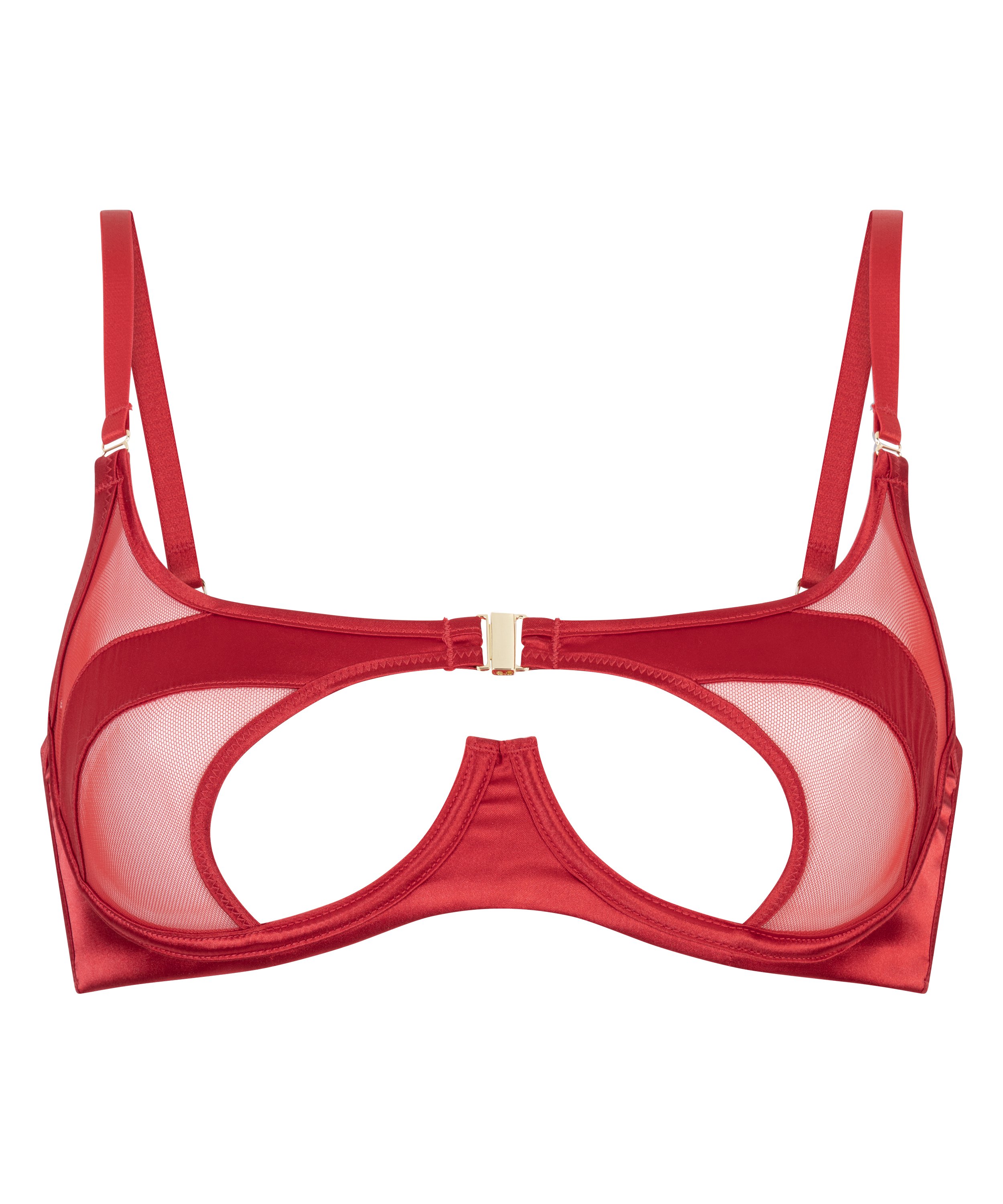 Vienna Non-Padded Underwired Bra, Red, main