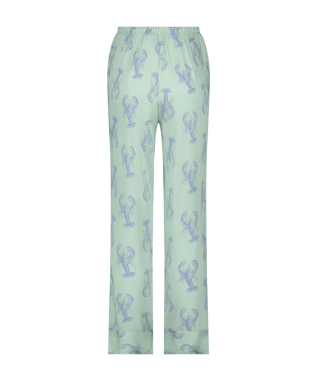 Satin Trousers, Green