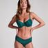 V-shaped Brazilian knickers mesh, Green