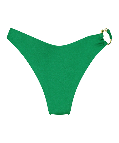 Antigua High Leg Bikini Bottom, Green