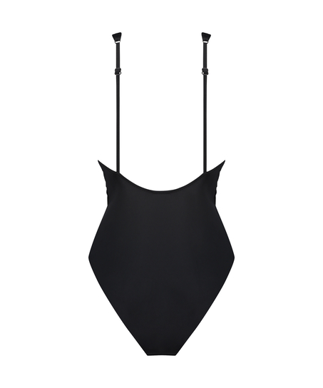 Luxe Shaping Swimsuit, Black