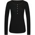 Long-Sleeved Pyjama Top, Black