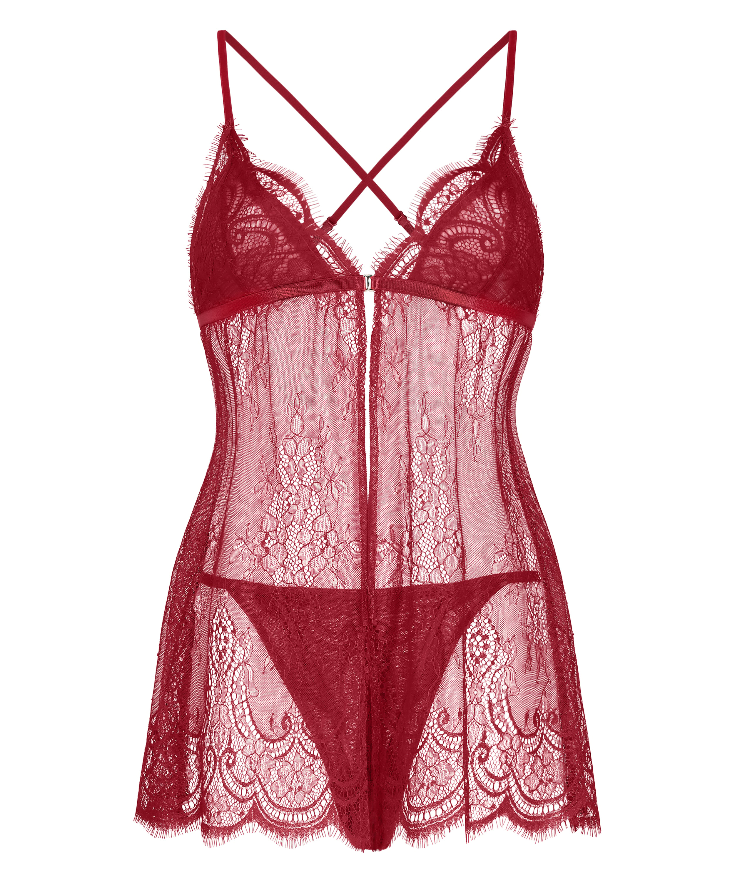 Aldana Babydoll, Red, main