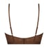 Honey Non-Padded Longline Underwired Bra, Brown